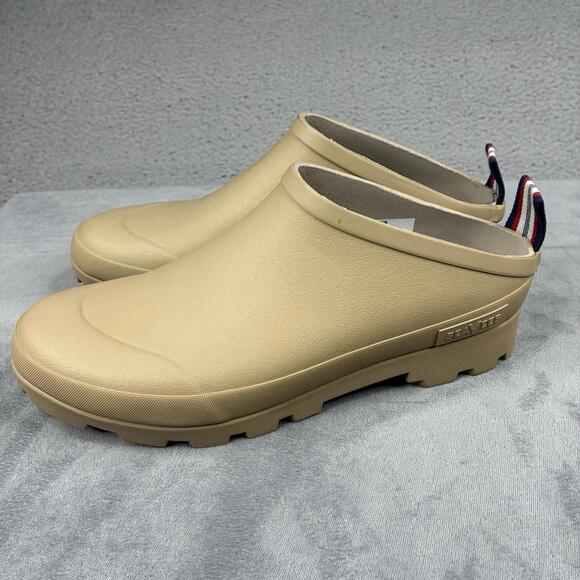 SeaVees Bodega Clogs Men’s 10 Dune Tan Rubber Slip On Outdoor Casual Shoes - Picture 2 of 8